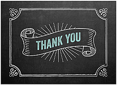 Banner Thanks Card A1433D-X